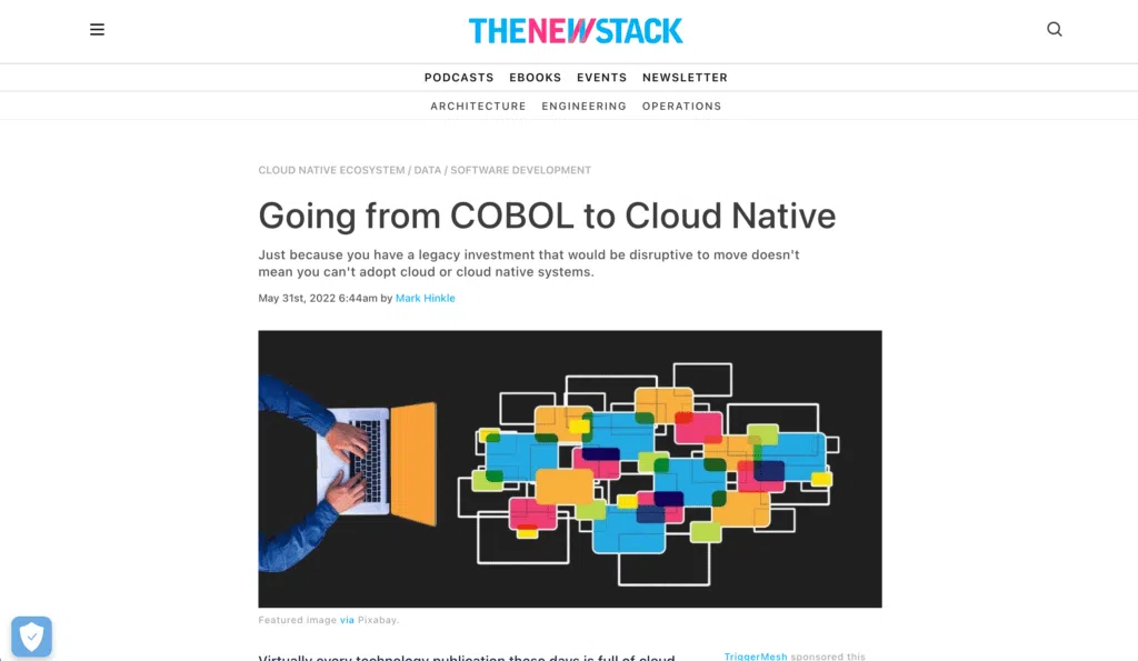 TNS - Going from COBOL to Cloud Native