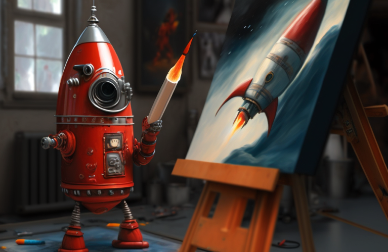 Robot Painting a Picture