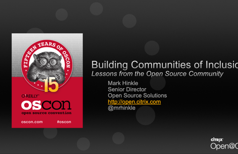 OSCON 2013 - Building Communities of Inclusion